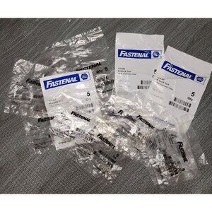 NEW Fastenal K-Lock Nut Lot of 14 Sealed Bags Multiple Sizes Hardware